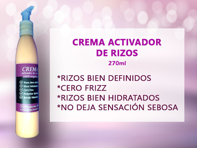 Crema Activador de Rizos